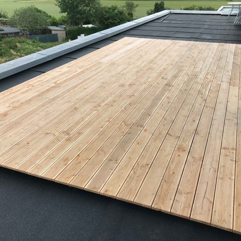 Holzterrasse Außenbereich Zimmerei Schlegel Hohentengen