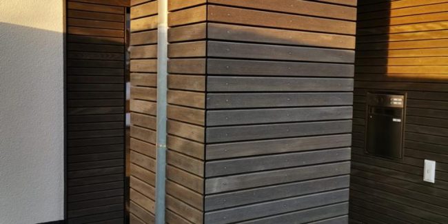 Zimmerei Schlegel Holzfassade Querprofil Detail
