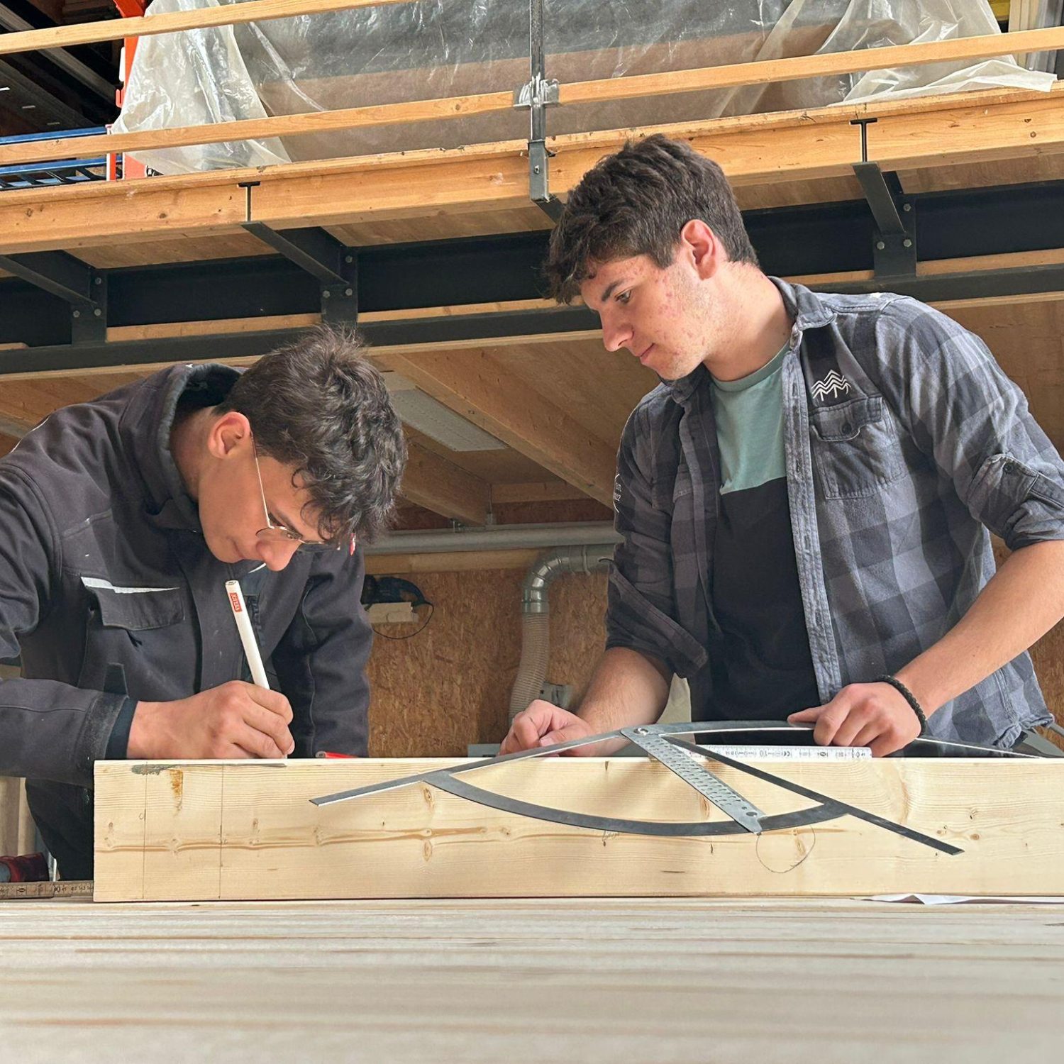 Lehrlinge Azubis Zimmerei Schlegel